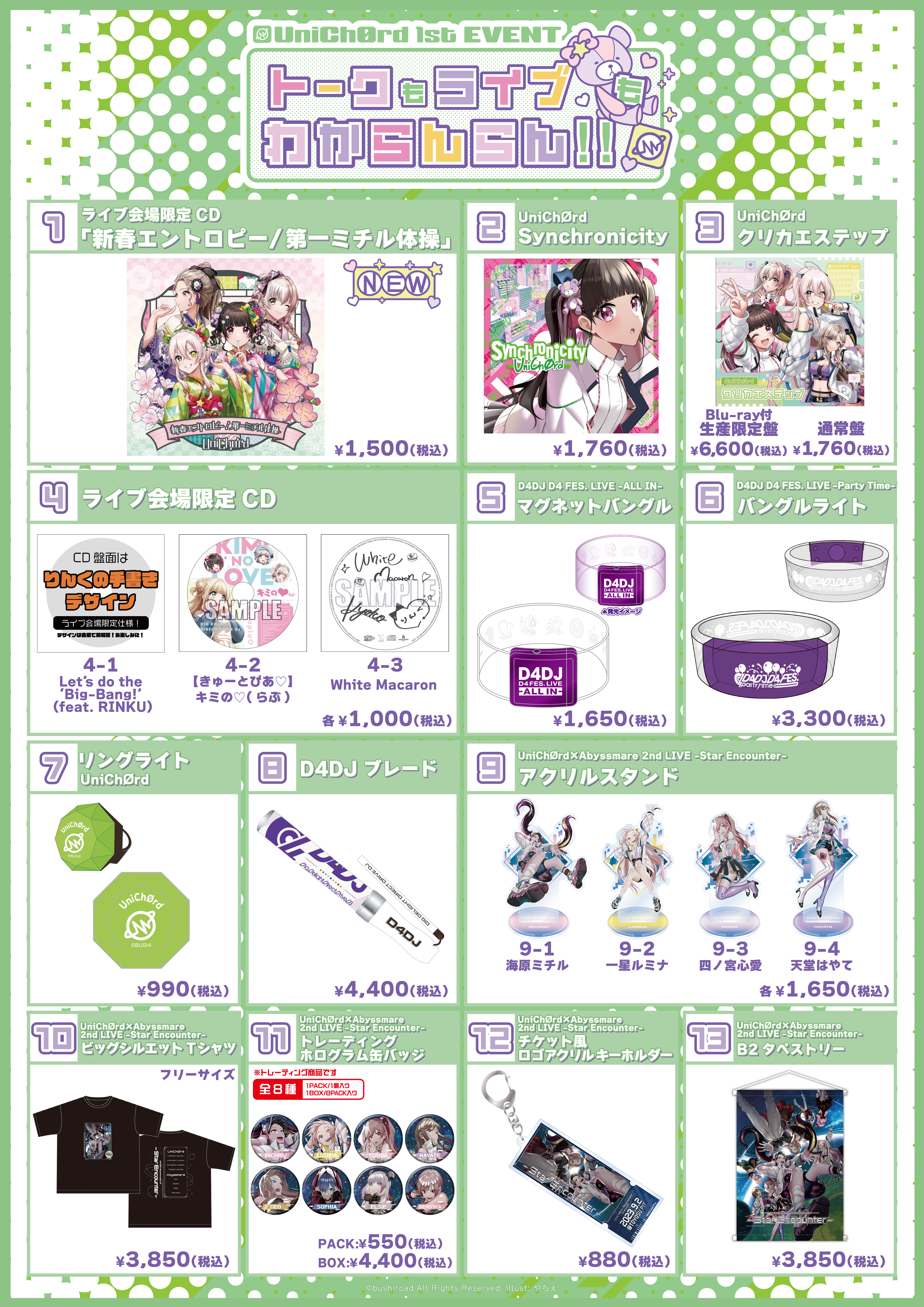 UniChØrd 1st EVENT「トークもライブもわからんらん！！」 | LIVE