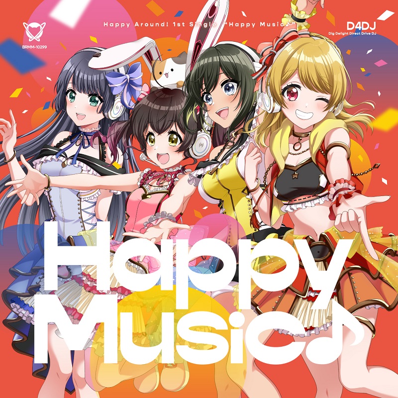 1st Single「Happy Music♪」 | DISCOGRAPHY | D4DJ(ディーフォー