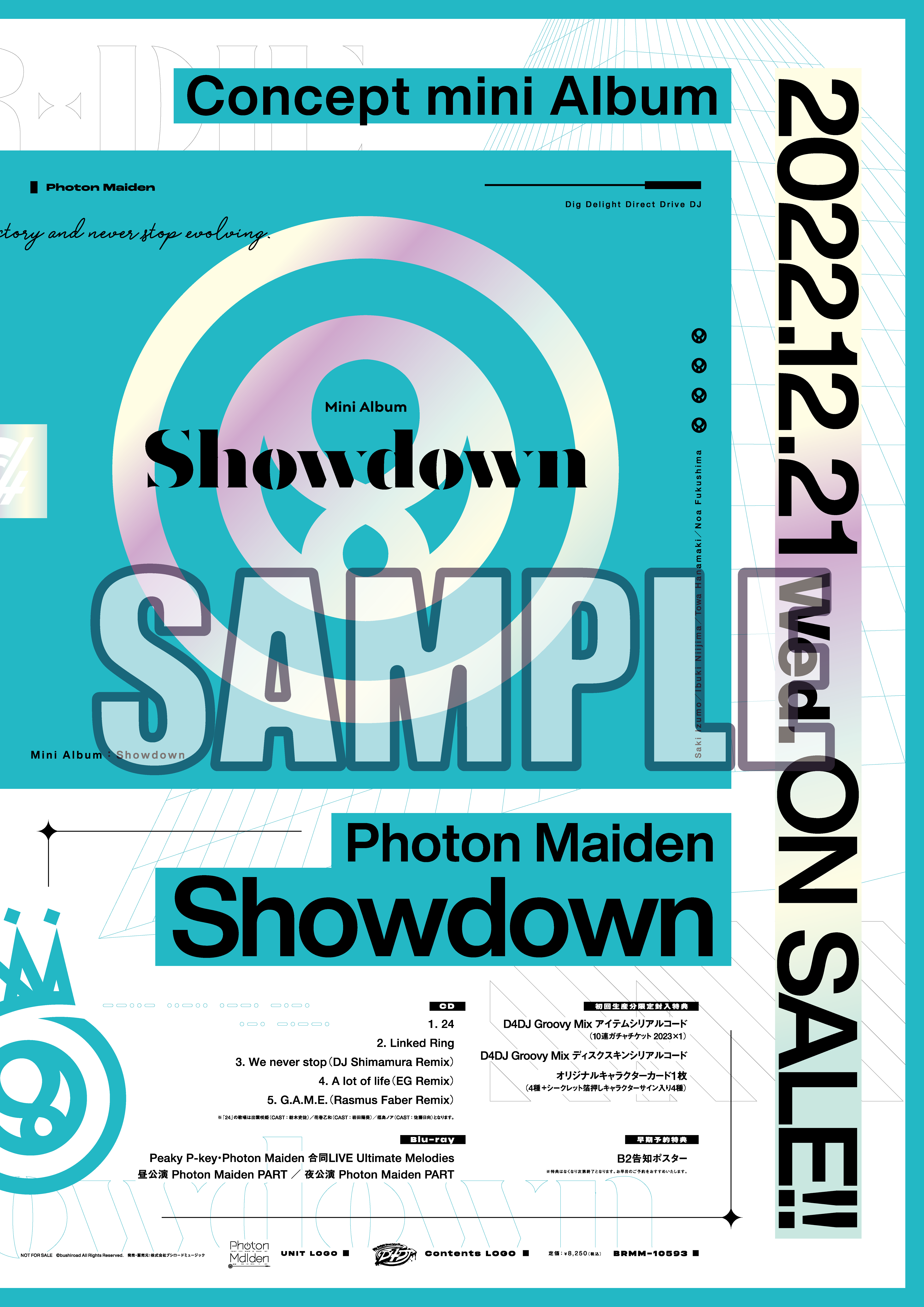 コンセプト mini Album「Showdown」 | DISCOGRAPHY | D4DJ(ディー 